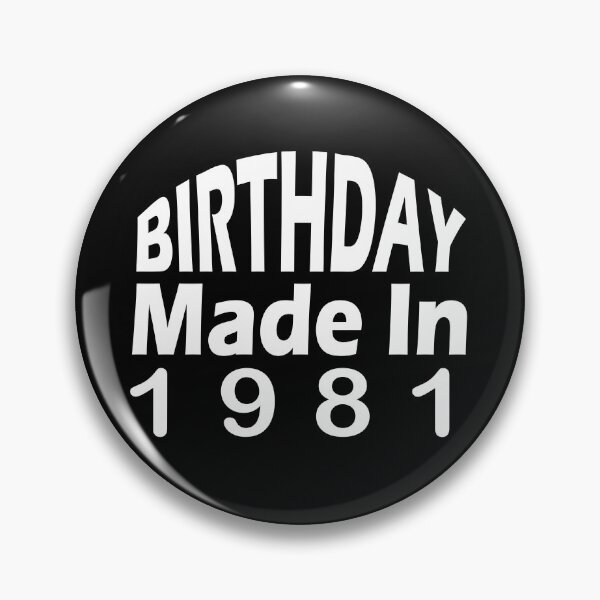 Item preview, Shirt Birthday Made In 1981 born vintage Birthday Born 1981 designed and sold by BoxHM.