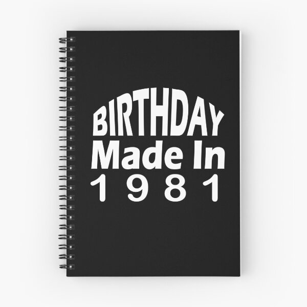 Item preview, Shirt Birthday Made In 1981 born vintage Birthday Born 1981 designed and sold by BoxHM.