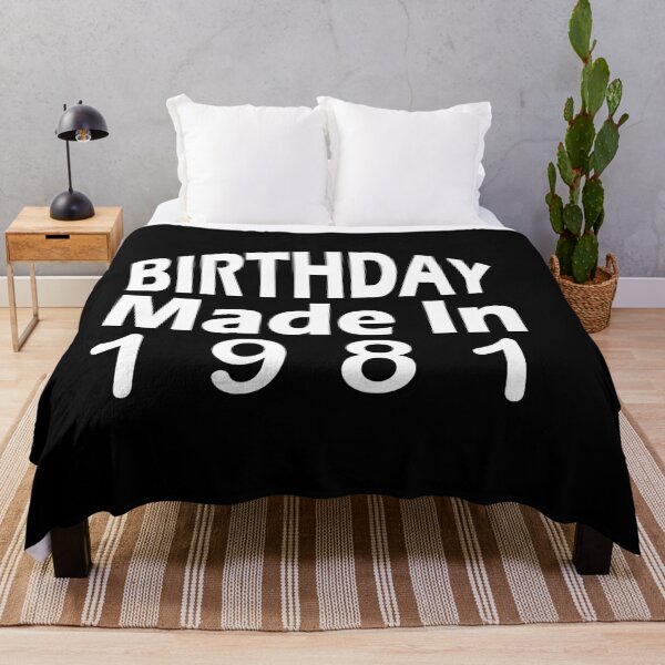 Item preview, Shirt Birthday Made In 1981 born vintage Birthday Born 1981 designed and sold by BoxHM.