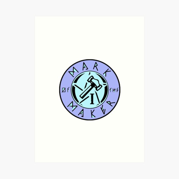 "Mark of the Maker" Art Print by skange | Redbubble