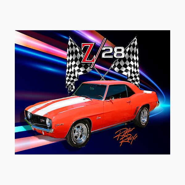 Classic 69 Z 28 Camaro Photographic Print