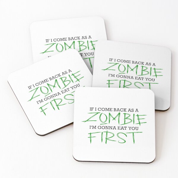 Item preview, Zombie Halloween Eat You First Funny  designed and sold by SawDawDesigns.
