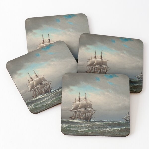 Item preview, Ships at Sea -  Anton Melbye - 1867 designed and sold by CJET.
