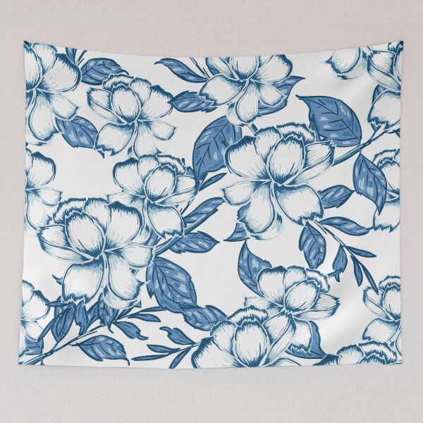 Item preview, Floral Bluish designed and sold by mischellero.