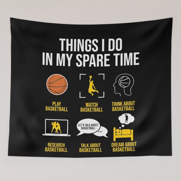 Item preview, Basketball - Things I do in my spare time designed and sold by Giacob.