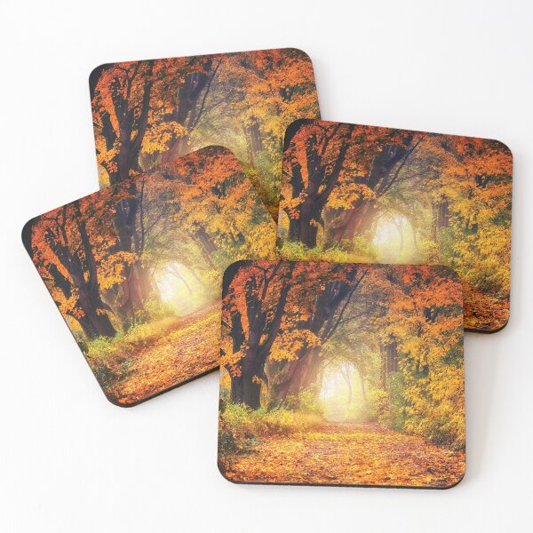 Item preview, Wooded Path in Autumn designed and sold by thedvguy.