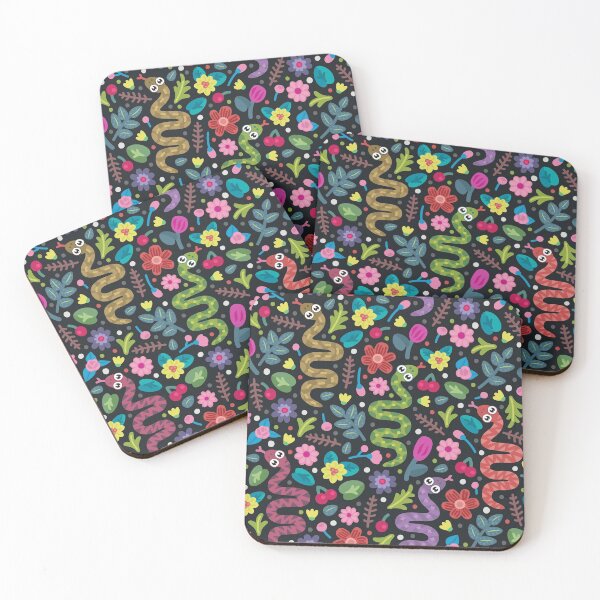Item preview, Doodle Snakes And Flowers designed and sold by Vector Scout Lab.