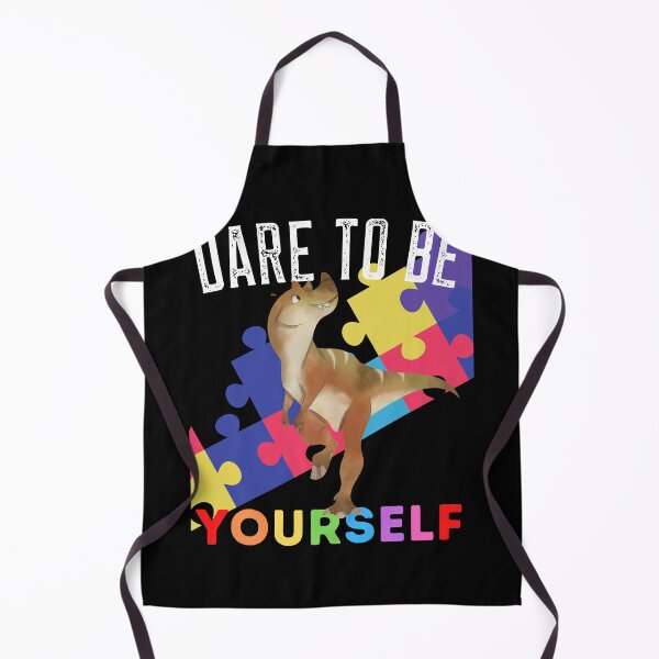 Item preview, Dare To Be Yourself - Ausome Autism Awareness Dinosaur designed and sold by WriteThatDown.