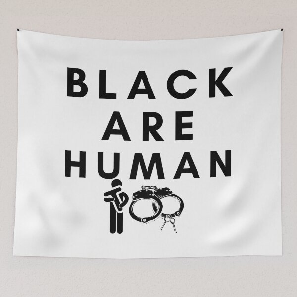 Item preview, black are human too designed and sold by SAJAMANIA.