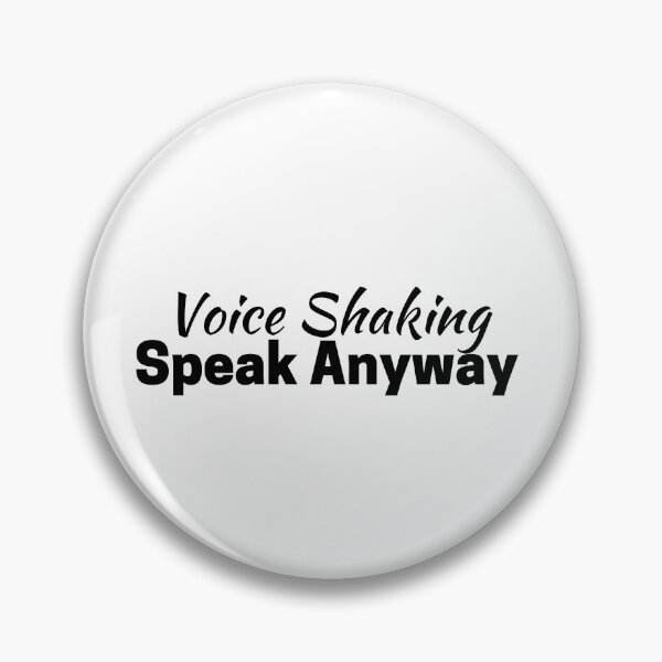 Item preview, Voice Shaking Speak Anyway designed and sold by Isha Dibua.