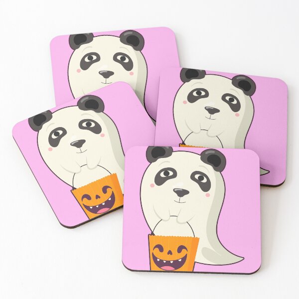 Item preview, Cute Panda Ghost Halloween 2020 Costume Panda lover gift orange pumpkin Funny Halloween designed and sold by Noahlaz.