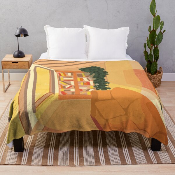 Item preview, sunny warm indoor illustration designed and sold by Adventureco.