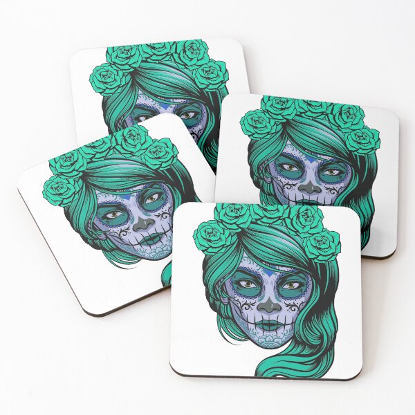 Item preview, Skull Makeup Lady - Halloween style designed and sold by anass002.