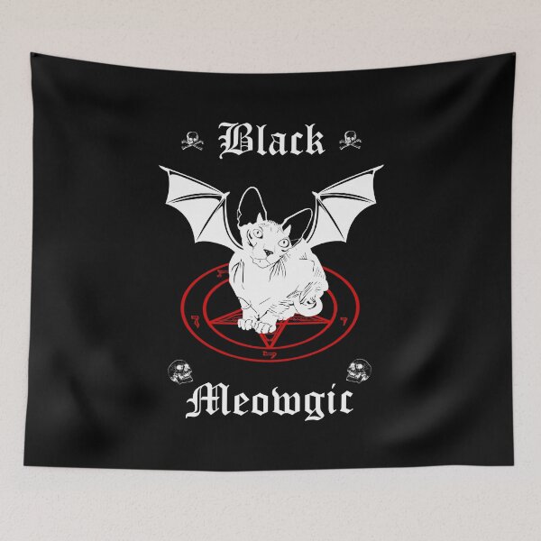 Item preview, Sphynx Cat Black Meowgic designed and sold by Black Star.