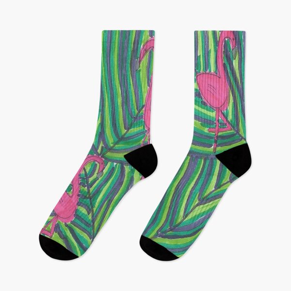 Item preview, Flamingo Jungle Vibe designed and sold by DanielleGensler.