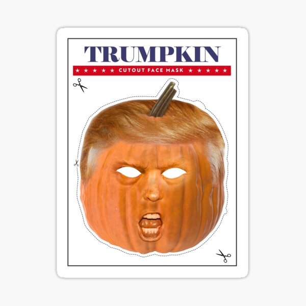 Item preview, TRUMPKIN HALLOWEEN MASK designed and sold by partyfarty.
