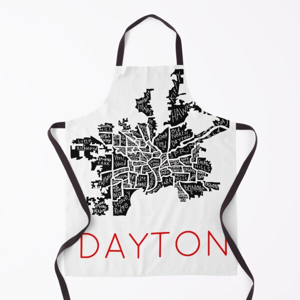 Item preview, Dayton City Neighborhood Map designed and sold by margarethagan.