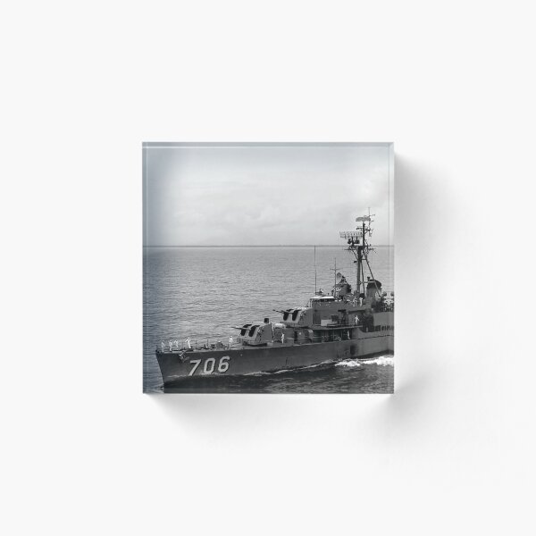 USS GAINARD (DD-706) SHIP'S STORE Acrylic Block