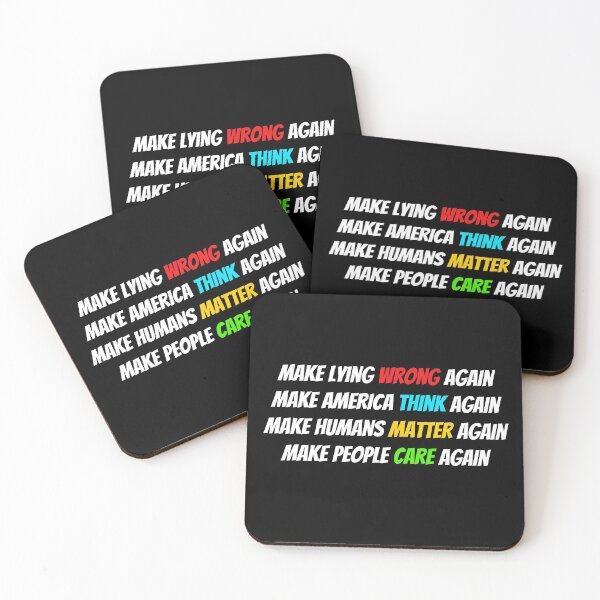 Item preview, Make Lying Wrong Again, Make America Think Again designed and sold by WhimsicaliTee.