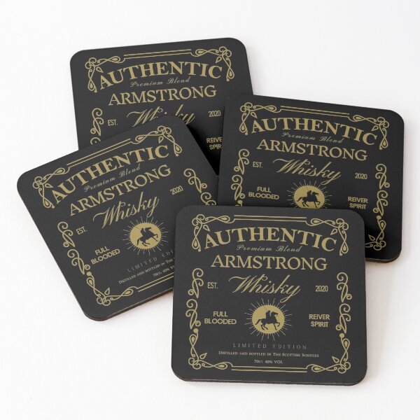 Item preview, ARMSTRONG Whisky Label | Border Reivers designed and sold by yourscotborders.