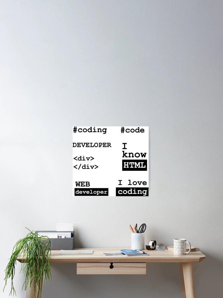 Thumbnail 2 of 3, Poster, Web developer coding Pack designed and sold by YAnna9.