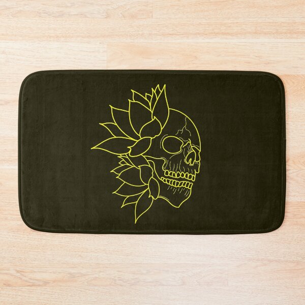 Item preview, Skull and golden water lilies designed and sold by BV-creas.