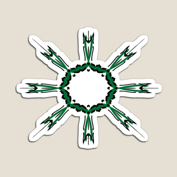Aperçu de l'œuvre Octogramme vert créée et vendue par MariamaStyle.