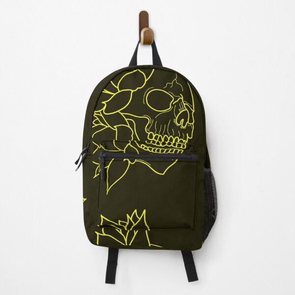 Item preview, Skull and golden water lilies designed and sold by BV-creas.