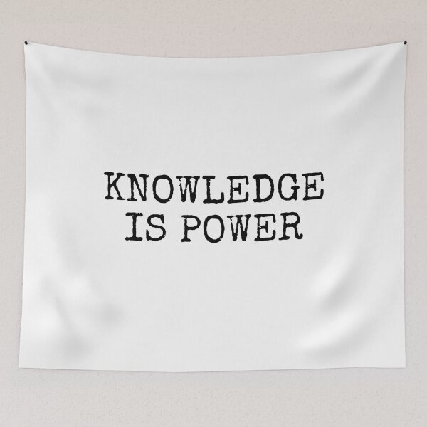 Item preview, Knowledge is power retro typewriter  designed and sold by Inspirationmotivation.