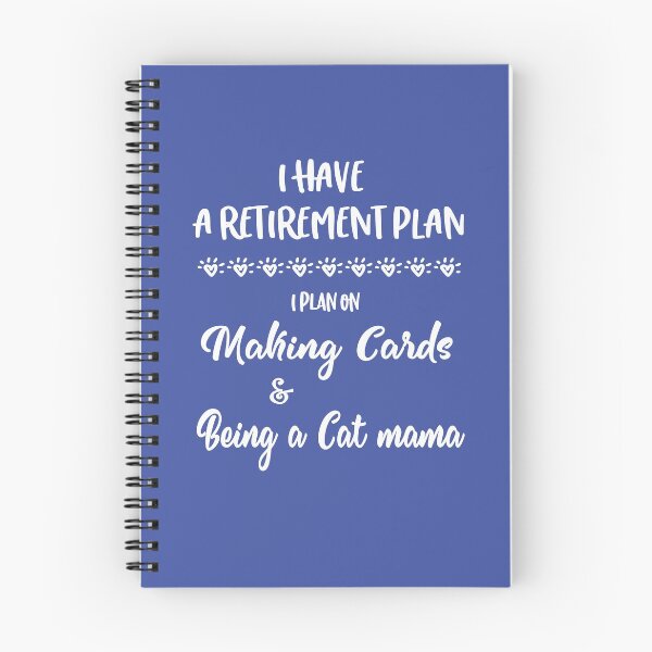 Item preview, Card Making CardMaking Retirement plan to be a cat mom designed and sold by Keyma.
