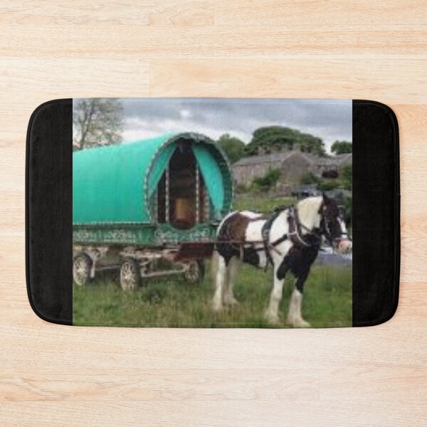 Item preview, horse drawn gipsy bowtop wagon designed and sold by amy greaves.