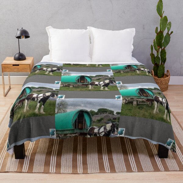 Item preview, horse drawn gipsy bowtop wagon designed and sold by amy greaves.
