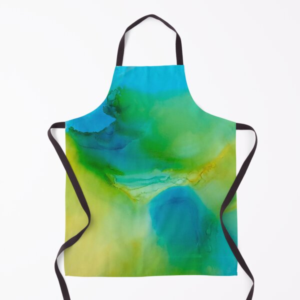 Item preview, Abstract Blues and Greens Alcohol Ink designed and sold by Artfully Abstracted.