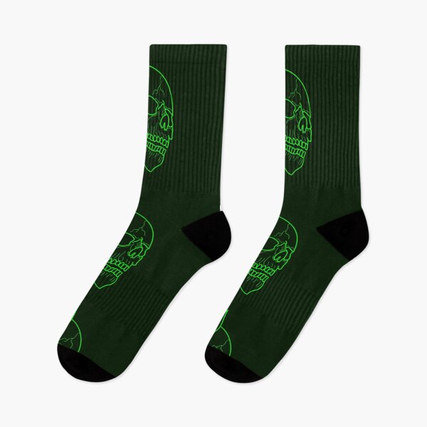 Item preview, Skull and vivid green water lilies designed and sold by BV-creas.