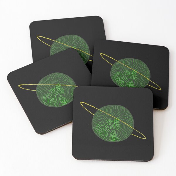 Item preview, Green saturn designed and sold by memarabord.