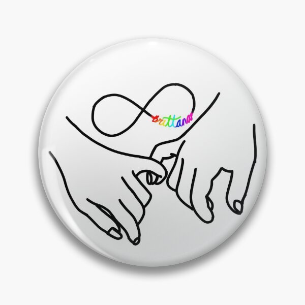 Item preview, Brittana holding pinkies designed and sold by gleefanjoelie.