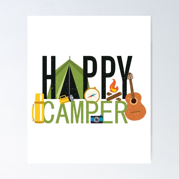 Item preview, Happy Camper designed and sold by CreationFirm.