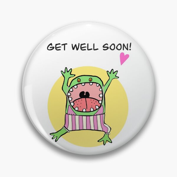 Item preview, Get well soon! Greeting. designed and sold by marina63.
