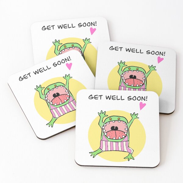 Item preview, Get well soon! Greeting. designed and sold by marina63.