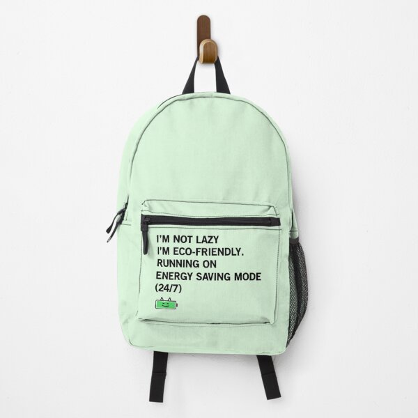 Item preview, I am not lazy, I am eco-friendly designed and sold by Blacklinesw9.