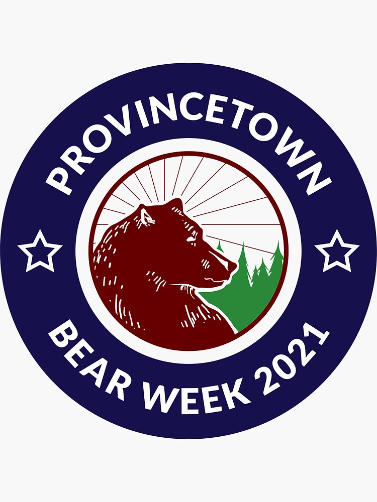 "Provincetown Bear Week 2021" Sticker for Sale by rustyanchorltd