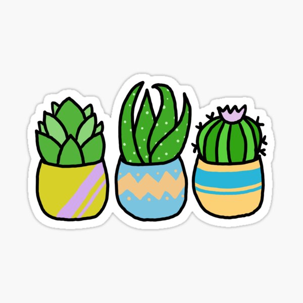 Sweet Succulents Sticker