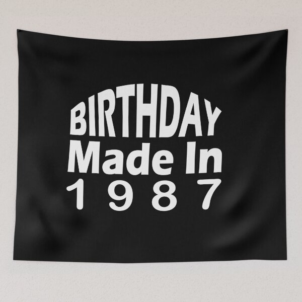 Artikelvorschau, Shirt Geburtstag Made In 1987 geboren Vintage Geburtstag geboren 1987 entworfen und verkauft von BoxHM.