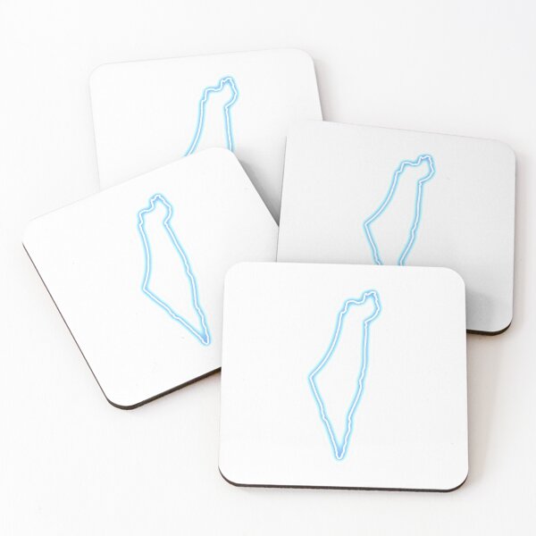 Item preview, Israel - Neon Blue Light designed and sold by shtkthtstks.