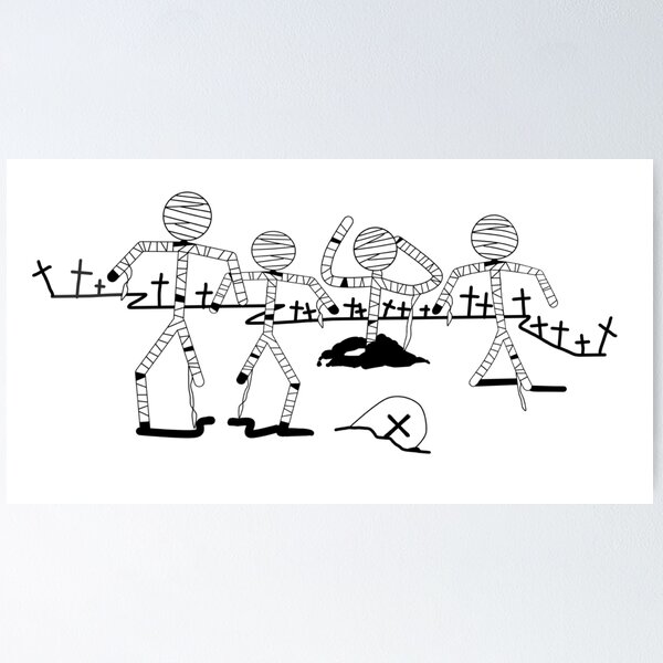 Item preview, Stickman / Mummy party designed and sold by LotusCreations.