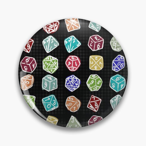 Item preview, Sketchy Gamer Dice Multicolor designed and sold by SakuraSkies.