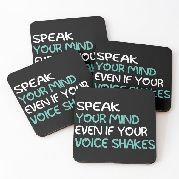 Item preview, Speak Your Mind Even If Your Voice Shakes designed and sold by Life Shop.