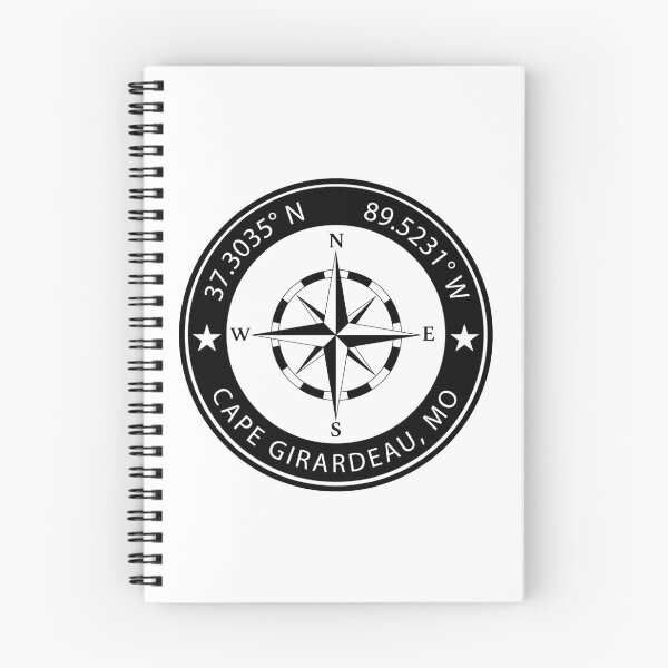 Item preview, Cape Girardeau, Missouri Geographical Coordinates designed and sold by TeeOhGraphics.