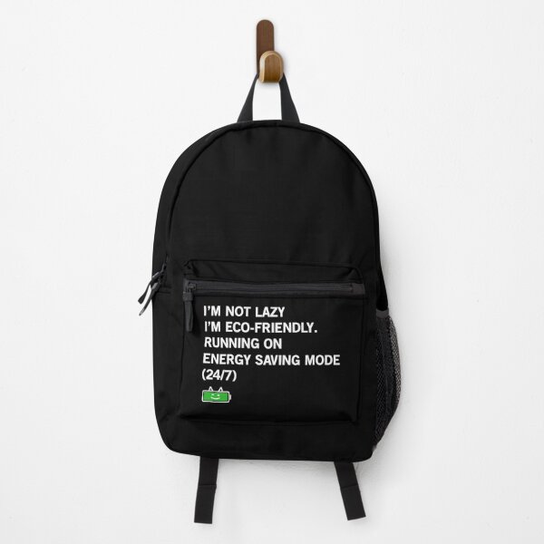 Item preview,  I am not lazy, I am eco-friendly 2.0 designed and sold by Blacklinesw9.