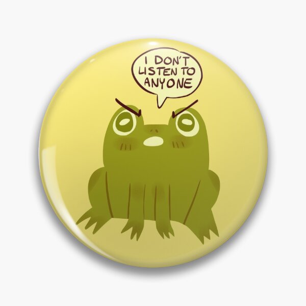Item preview, Rebellious frog designed and sold by AConfusedAce.
